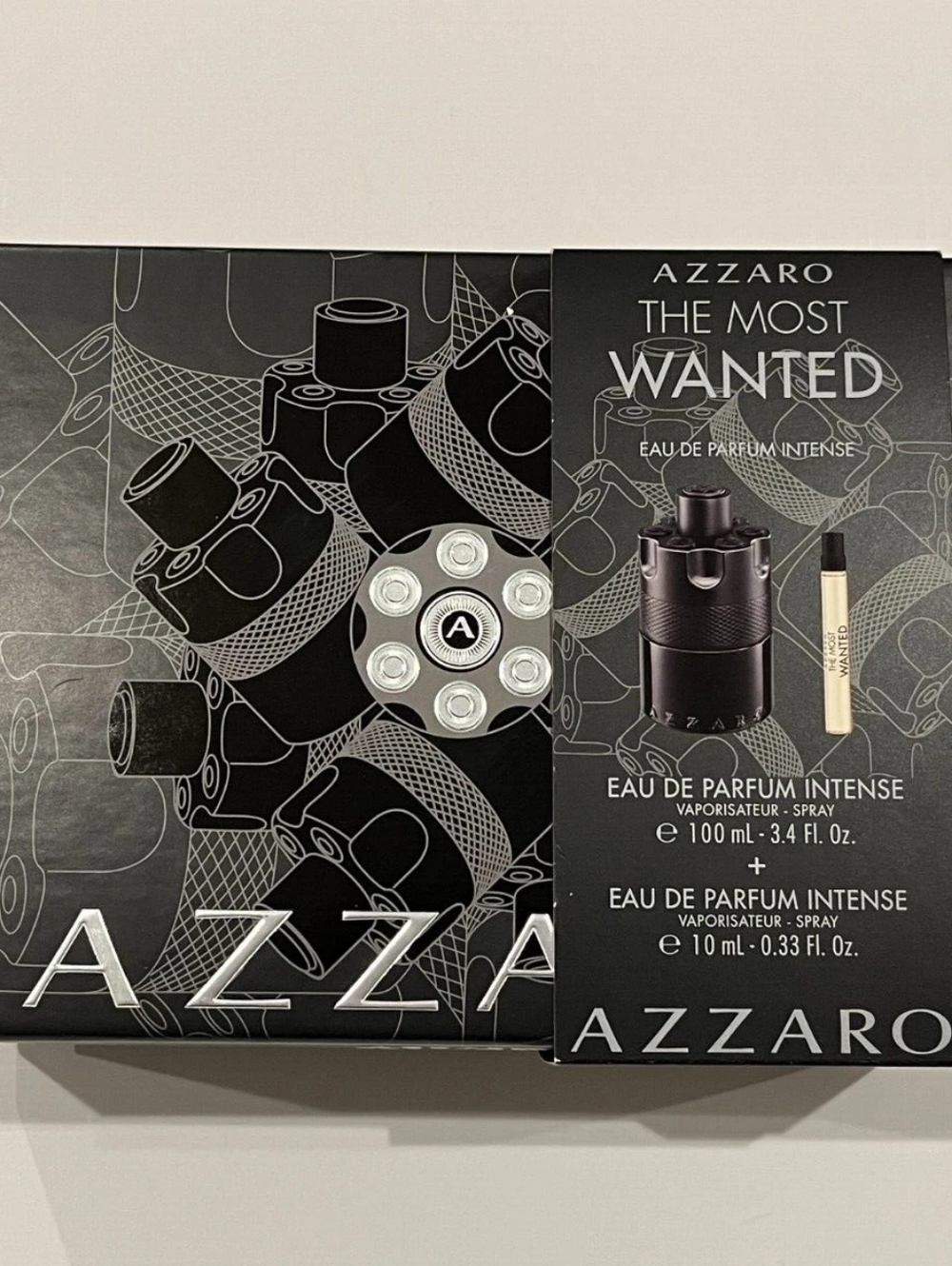 Azzaro The Most Wanted Eau de Parfum Intense  Gift Set Spray 3.4 oz.